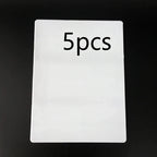 5/50pcs Silicone Tattoo Practice Skin - Double-Sided Fake Leather Sheets for Microblading, Permanent Makeup & Tattoo Training