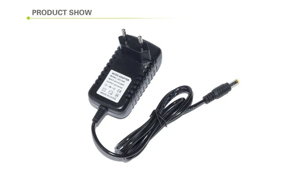 12 Volt Power Supply Transformer AC 110V 220V  To DC 12V EU US Power Adapter Source Charger Converter DC12V 1A 2A 3A LED Driver