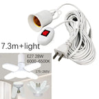 Lamp Bases Universal With Switch Led Bulb Socket Adapter E27 Screw Lamp Holder Accessories Tools Two Plugs Suspension