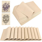 5/50pcs Silicone Tattoo Practice Skin - Double-Sided Fake Leather Sheets for Microblading, Permanent Makeup & Tattoo Training