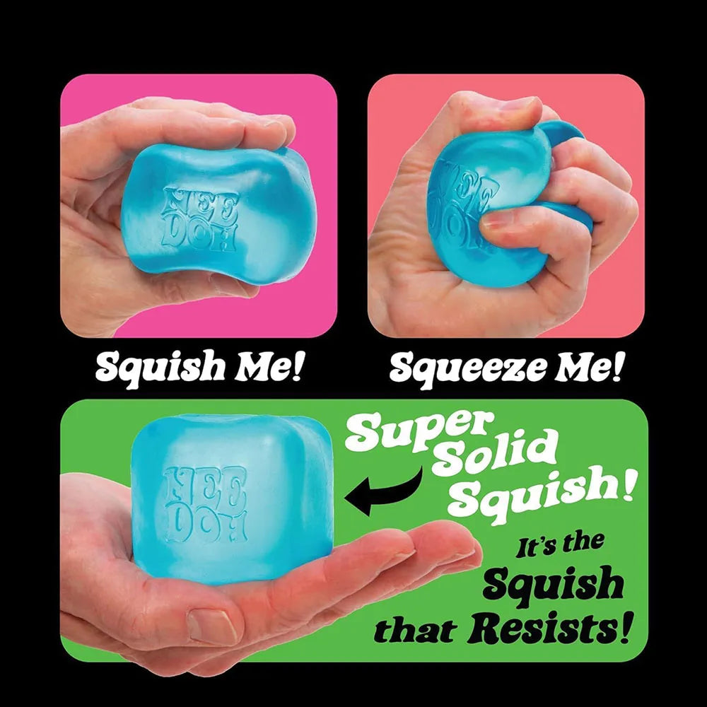 Schylling Needoh Nice Cube Sensory Fidget Cube Stress Relief Anxiety Sensory Tool for Focus ADHD & Calming Toy