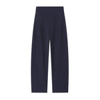 ETJ 2025 women's new fashion design three-dimensional cut high collar slim suit jacket & matching casual trousers