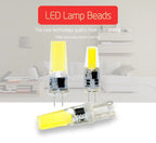 2pcs Mini COB LED Lamp AC/DC 12V 220V G4 G9 E14 Lampada LED Spotlight Light Bulbs Replace Halogen For Ceiling Lamp Chandelier