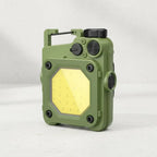 Portable Mini Keychain Flashlight USB Rechargeable Magnetic Work Light Waterproof Adjustable Lantern
