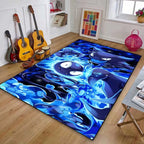 Next Day Shipping P-Pokemon Gengar Carpet Rug for Living Rooms Bedroom Bedside Floor Mat Area Rug Home Decor Gifts Potdemiel