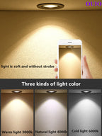 Super Bright Recessed Dimmable LED Downlights 5W 7W 9W 12W 15W 20W COB Rotating Ceiling Spot Lights AC85~265V Background Lamps