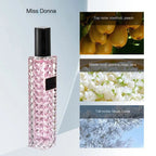 2025new perfume Rose Miss Adventure Perfume Lasting Charm Floral Scent Light Fragranc Crystal Rivet Design 50ml Elegant Lady