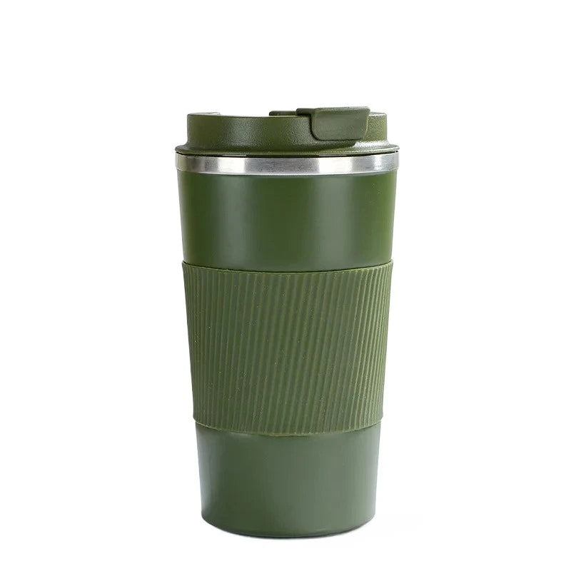 304 Stainless Steel Coffee Mug Insulated Travel Tumbler Leak-proof Thermal Cup for Hot Cold Drinks Portable Coffee Cup with Lid
