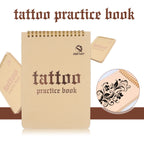 DQFART 1MM Blank Tattoo Practice Skin Book Permanent Makeup Accessories for Beginners and Experienced Artists 10/5/3Pcs