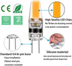 10pcs Mini G4 LED Bulb COB Light AC DC 12V/220V Warm/Cold White 360 Beam Angle Chandelier Spotlight Replace 20/40W Halogen Lamp