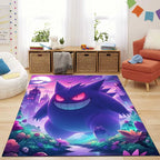 Next Day Shipping P-Pokemon Gengar Carpet Rug for Living Rooms Bedroom Bedside Floor Mat Area Rug Home Decor Gifts Potdemiel