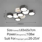 Ultrathin Triangle Ceiling Lights lamps for living room bedroom lustres de sala home Dec LED Chandelier ceiling