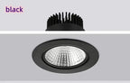 Dimmable Embedded LED Downlights 5W7W/9W12W15W/18W20W COB Ceiling Lights Spotlights Angle Adjustable AC90-260V CRI90 For Home