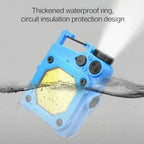 Portable Mini Keychain Flashlight USB Rechargeable Magnetic Work Light Waterproof Adjustable Lantern