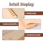 DQFART 1MM Blank Tattoo Practice Skin Book Permanent Makeup Accessories for Beginners and Experienced Artists 10/5/3Pcs