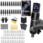 POSEIDON Tattoo Kit V5 High Quality Tattoo Pen Kit For Permanent Makeup Tattoo Machine Kit Wireless Power Supply Tattoo Gun Kit