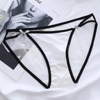 Women's Sexy Lace Underwear Panties Delicate Soft Comfortable Underpants Fashion Female Mesh Up Bow Low-Rise Briefs