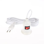 ♥EU Plug E27 Plug With Switch & Long Cable 3/5 Meters- Lamp Holder Power Cord For DIY Lighting & Electrical Appliances