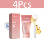 HOYGI Collagen Peel Off Facial Mask Set Night Wrapping Mask Deeply Hydrates Mask Face Anti Wrinkle Lifting Skin Care Masks