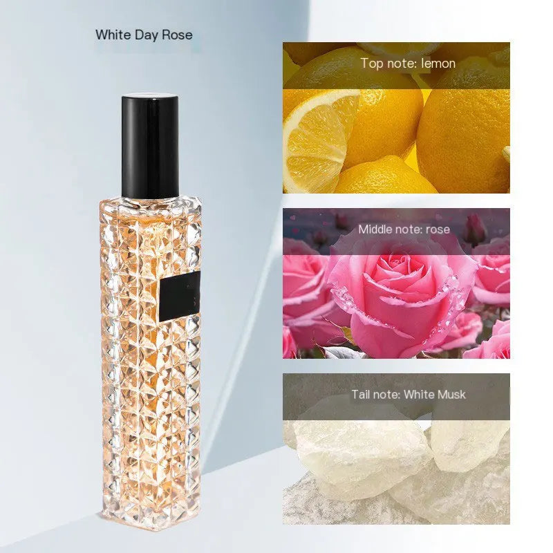 2025new perfume Rose Miss Adventure Perfume Lasting Charm Floral Scent Light Fragranc Crystal Rivet Design 50ml Elegant Lady