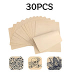 5/50pcs Silicone Tattoo Practice Skin - Double-Sided Fake Leather Sheets for Microblading, Permanent Makeup & Tattoo Training