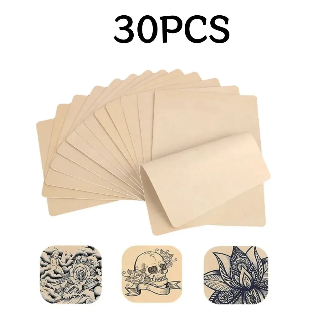 5/50pcs Silicone Tattoo Practice Skin - Double-Sided Fake Leather Sheets for Microblading, Permanent Makeup & Tattoo Training