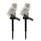 Solar Owl Ground Light LED Outdoor Courtyard Lamp Garden Light Waterproof Stake Light Pathway Decor Solar Patio Ground Lantern