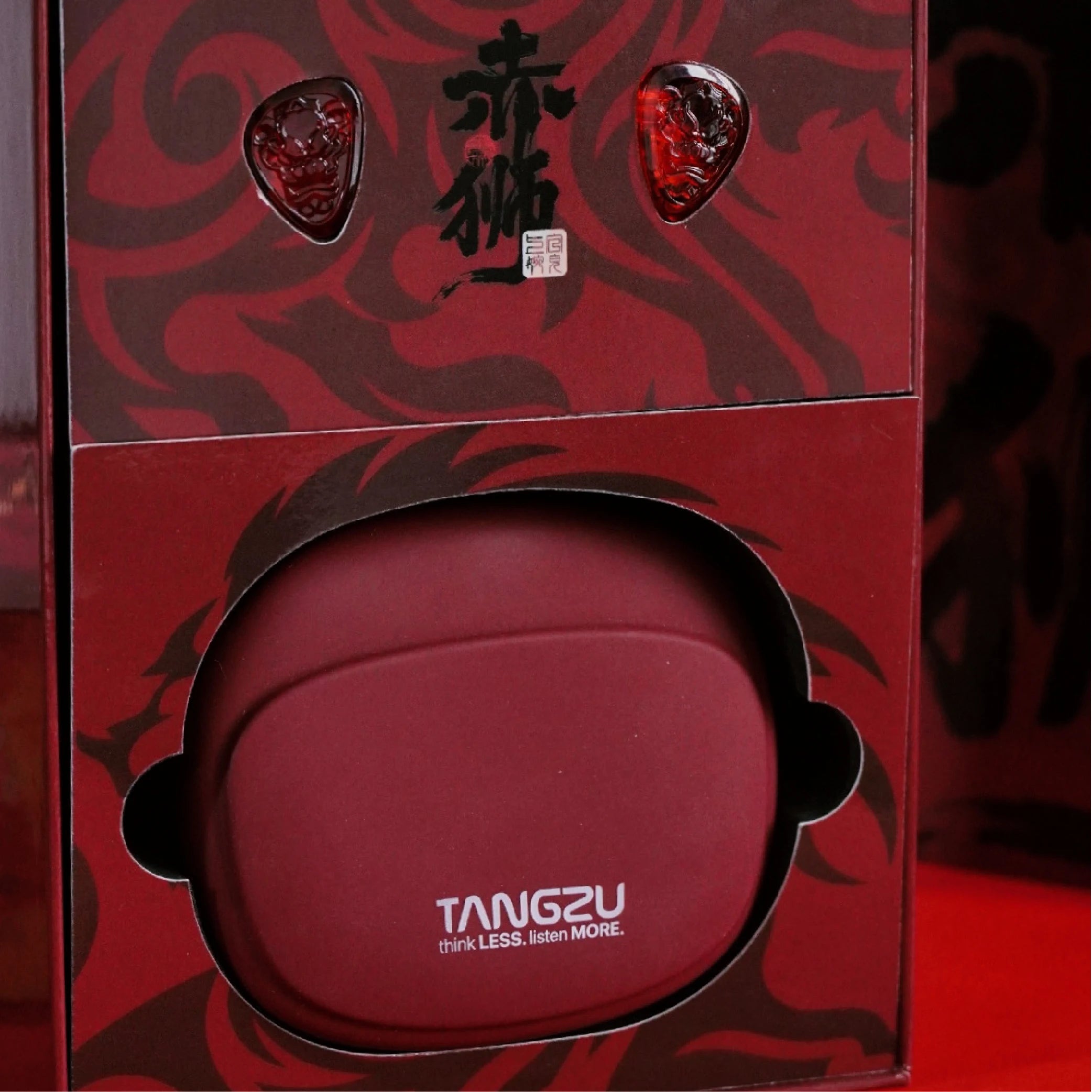 TANGZU WANER II Bass Edition Red Lion Dynamic Driver In-ear Earphones High-Quality Sound Comfortable Wearing Wired Earbuds