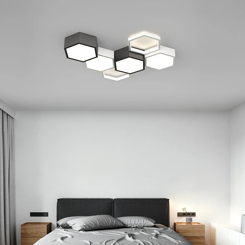 Ultrathin Triangle Ceiling Lights lamps for living room bedroom lustres de sala home Dec LED Chandelier ceiling