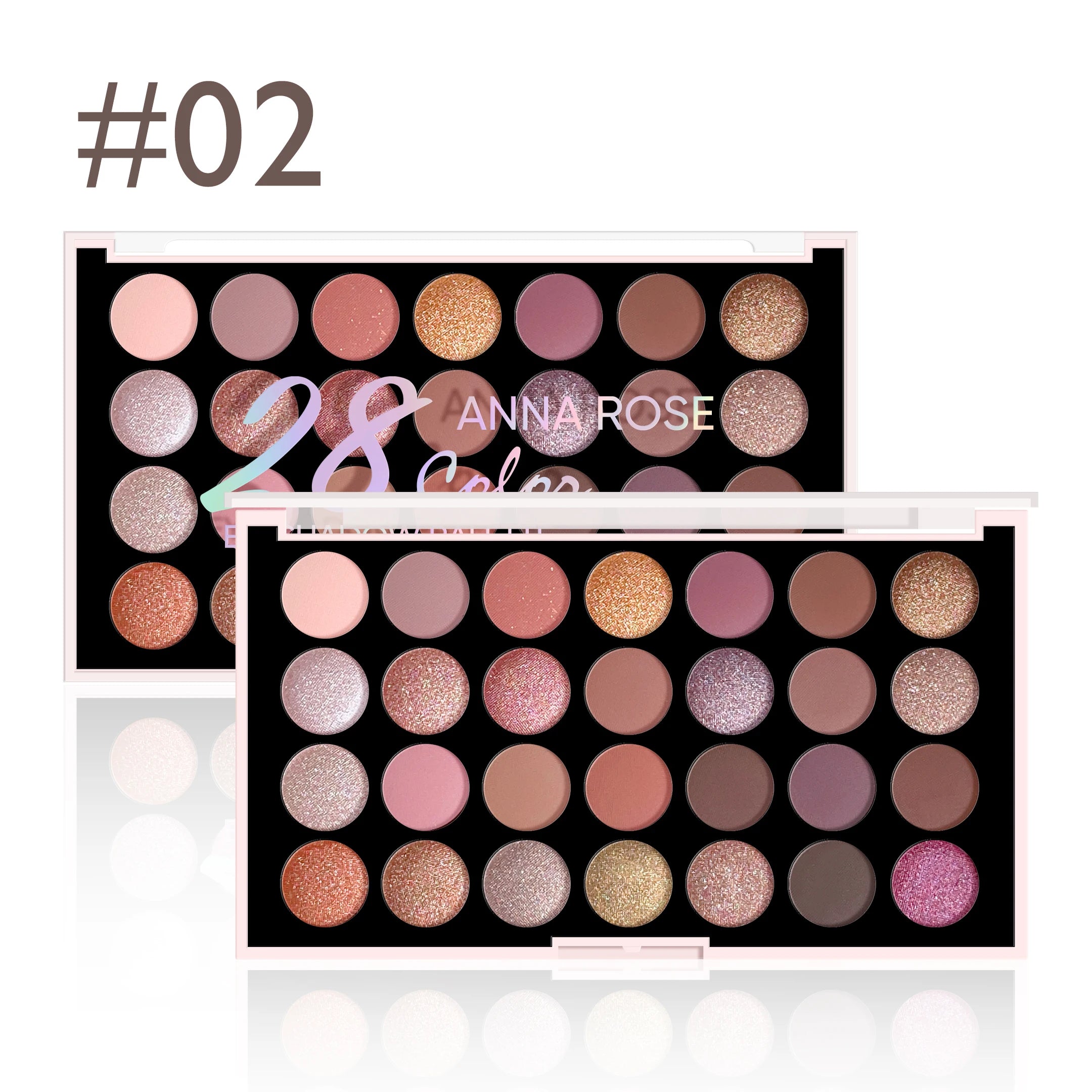 28-color eyeshadow palette, pearlescent matte, earthy tones, non-easy to fade, affordable multi-color eyeshadow palette