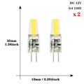 2pcs Mini COB LED Lamp AC/DC 12V 220V G4 G9 E14 Lampada LED Spotlight Light Bulbs Replace Halogen For Ceiling Lamp Chandelier