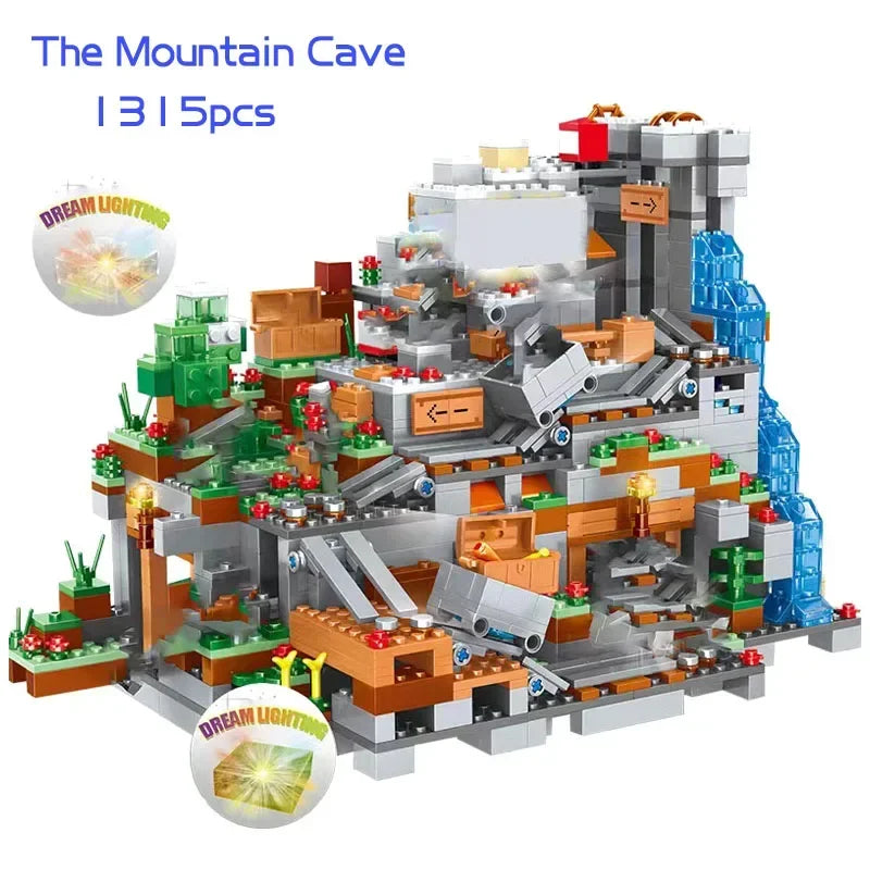 Cretive DIY Game The Farm Cottage Village House Building Blocks Compatible Bricks Toys Birthday Gift