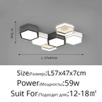 Ultrathin Triangle Ceiling Lights lamps for living room bedroom lustres de sala home Dec LED Chandelier ceiling