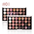 28-color eyeshadow palette, pearlescent matte, earthy tones, non-easy to fade, affordable multi-color eyeshadow palette