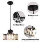 Modern Pendant Light Nordic Crystal Led Chandelier Hanging Ceiling Lamp Luxury Indoor Lustre Dining Room Kitchen Island Fixture