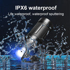 Portable 9000000 Powerful Flashlight Aluminum Alloy Built-in 3x18650 Battery Rechargeable Telescopic Zoom Torch With Power Bank