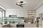 Household LED Chandelier Three Colors Lamp Modern Style Ceiling Lamp Bedroom Light Surface Installation 220v Dining Room Lamp