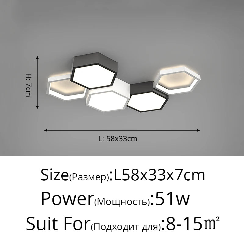 Ultrathin Triangle Ceiling Lights lamps for living room bedroom lustres de sala home Dec LED Chandelier ceiling