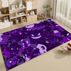 Next Day Shipping P-Pokemon Gengar Carpet Rug for Living Rooms Bedroom Bedside Floor Mat Area Rug Home Decor Gifts Potdemiel