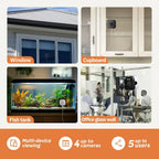 WiFi Camera Safety Monitor Mini 1080P HD Camcorders Indoors Night Version Video Intelligent Camera Security Protection