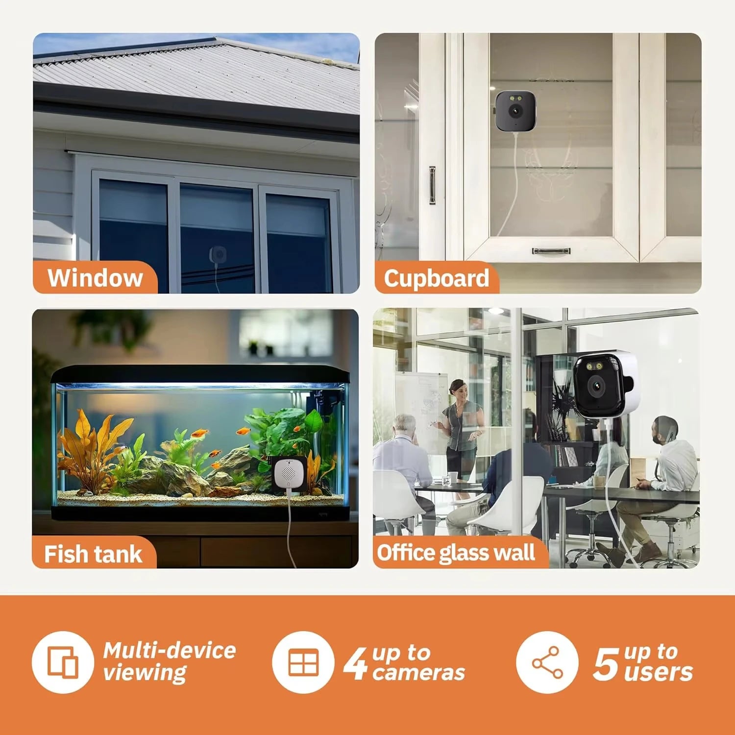 WiFi Camera Safety Monitor Mini 1080P HD Camcorders Indoors Night Version Video Intelligent Camera Security Protection