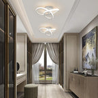 Household LED Chandelier Three Colors Lamp Modern Style Ceiling Lamp Bedroom Light Surface Installation 220v Dining Room Lamp
