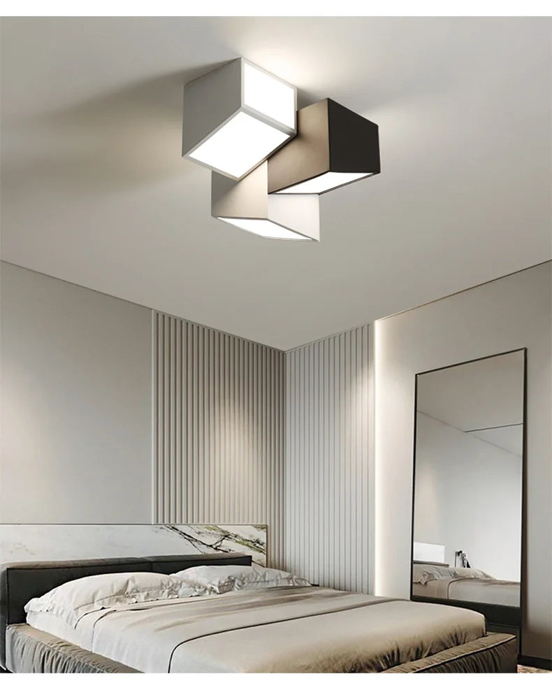 Ultrathin Triangle Ceiling Lights lamps for living room bedroom lustres de sala home Dec LED Chandelier ceiling