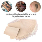 5/50pcs Silicone Tattoo Practice Skin - Double-Sided Fake Leather Sheets for Microblading, Permanent Makeup & Tattoo Training